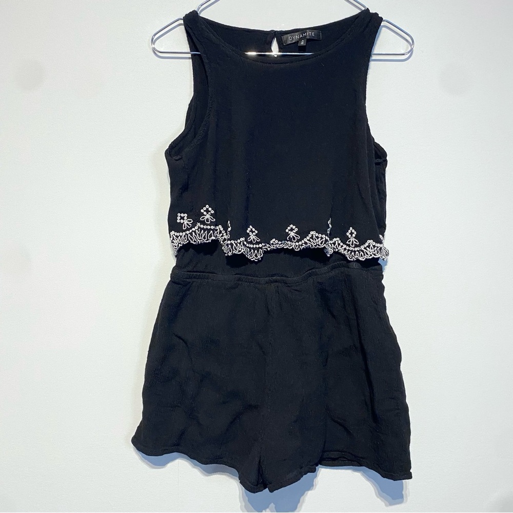 🛍️ 4 for 20$ / Dynamite Short Romper / Black / M